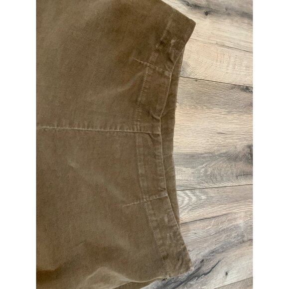 J Jill Woman’s 12 PET Brown Corduroy Pants Side Zip Button Ankle Casual Straight - Picture 6 of 10
